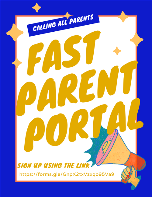 Sign up link for the FAST Parent Portal